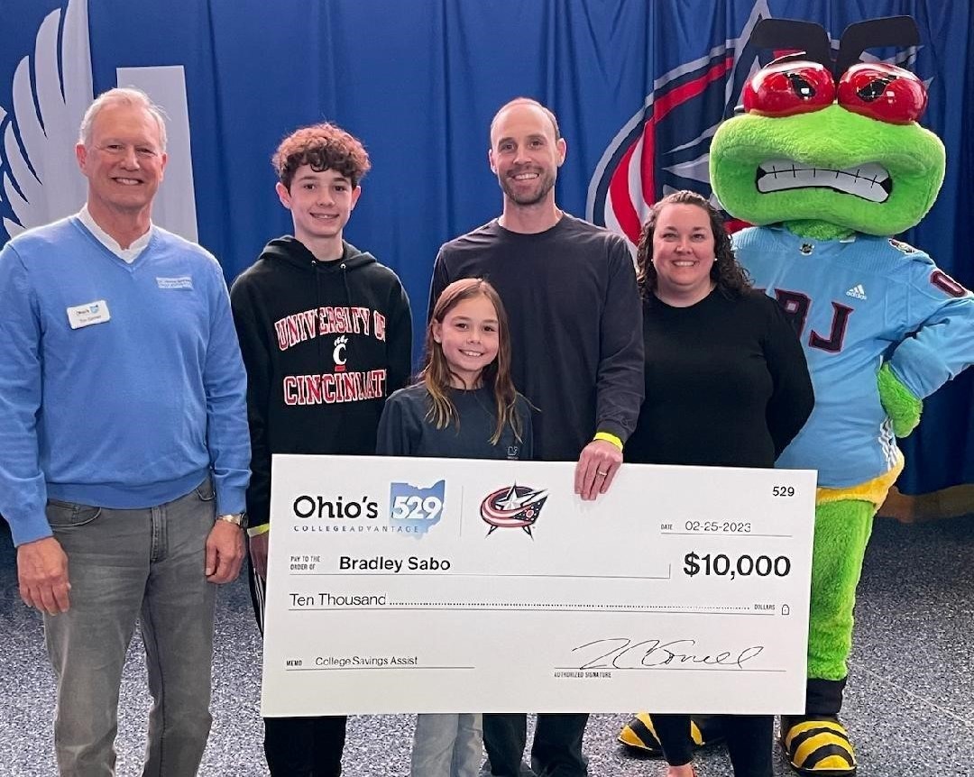 Blue Jackets and Ohio 529 Announce 2023 College Savings Assist Winners
