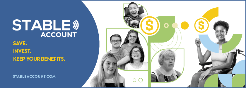 Images of families who use STABLE Accounts.